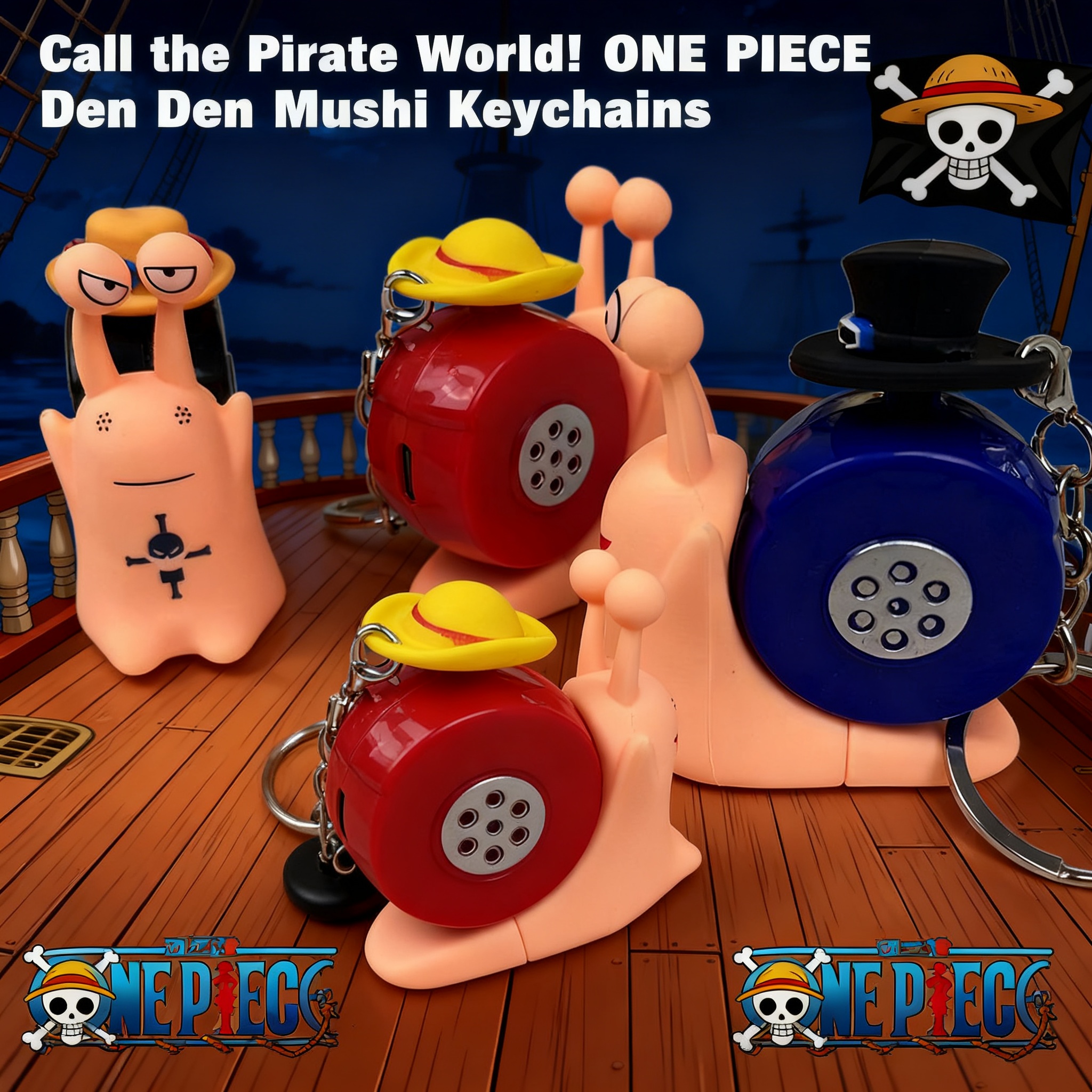 Sandbox Play Set - Anime One Piece Den Den Mushi