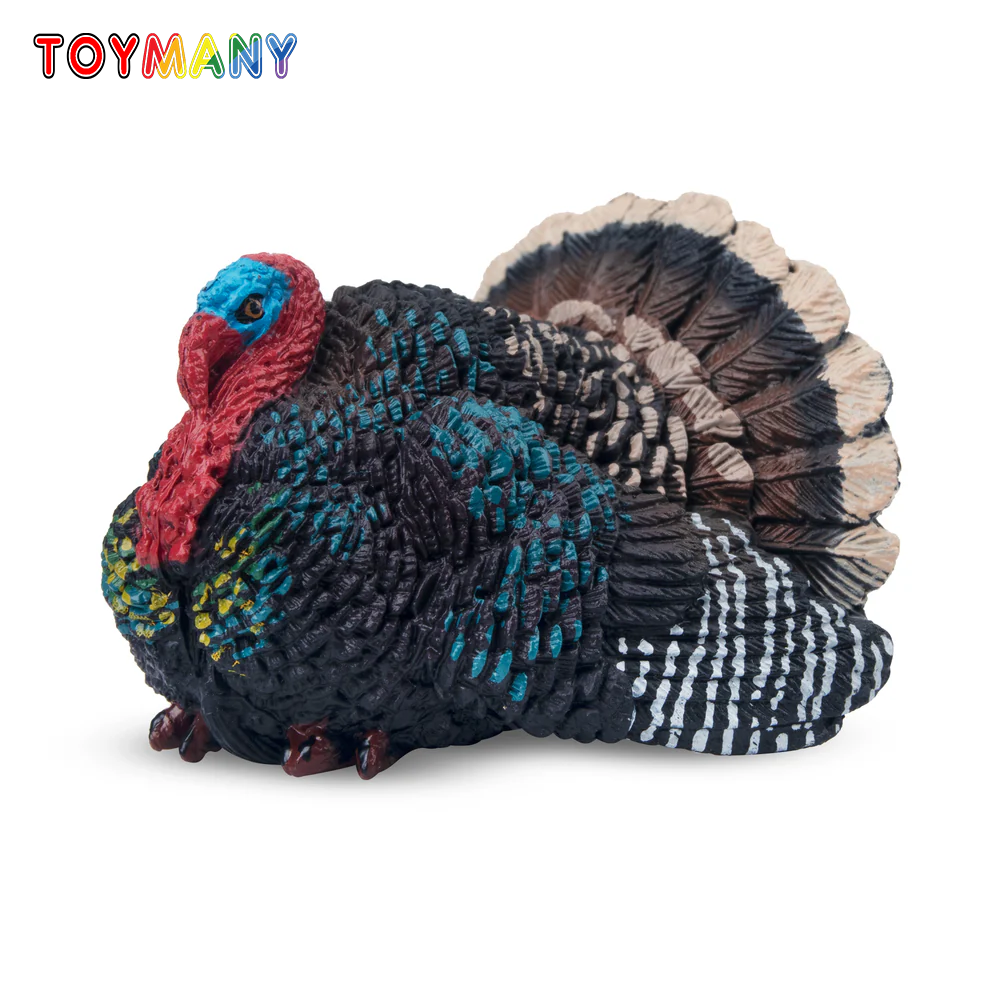 Kids Toys Variety - Toymany Simulation Turkey Wildlife Animal Model