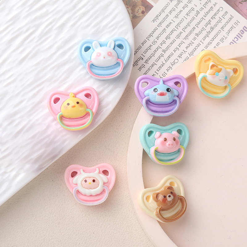 Kids Toys Home - 10Pcs Lovely Mini Doll Pacifier Play