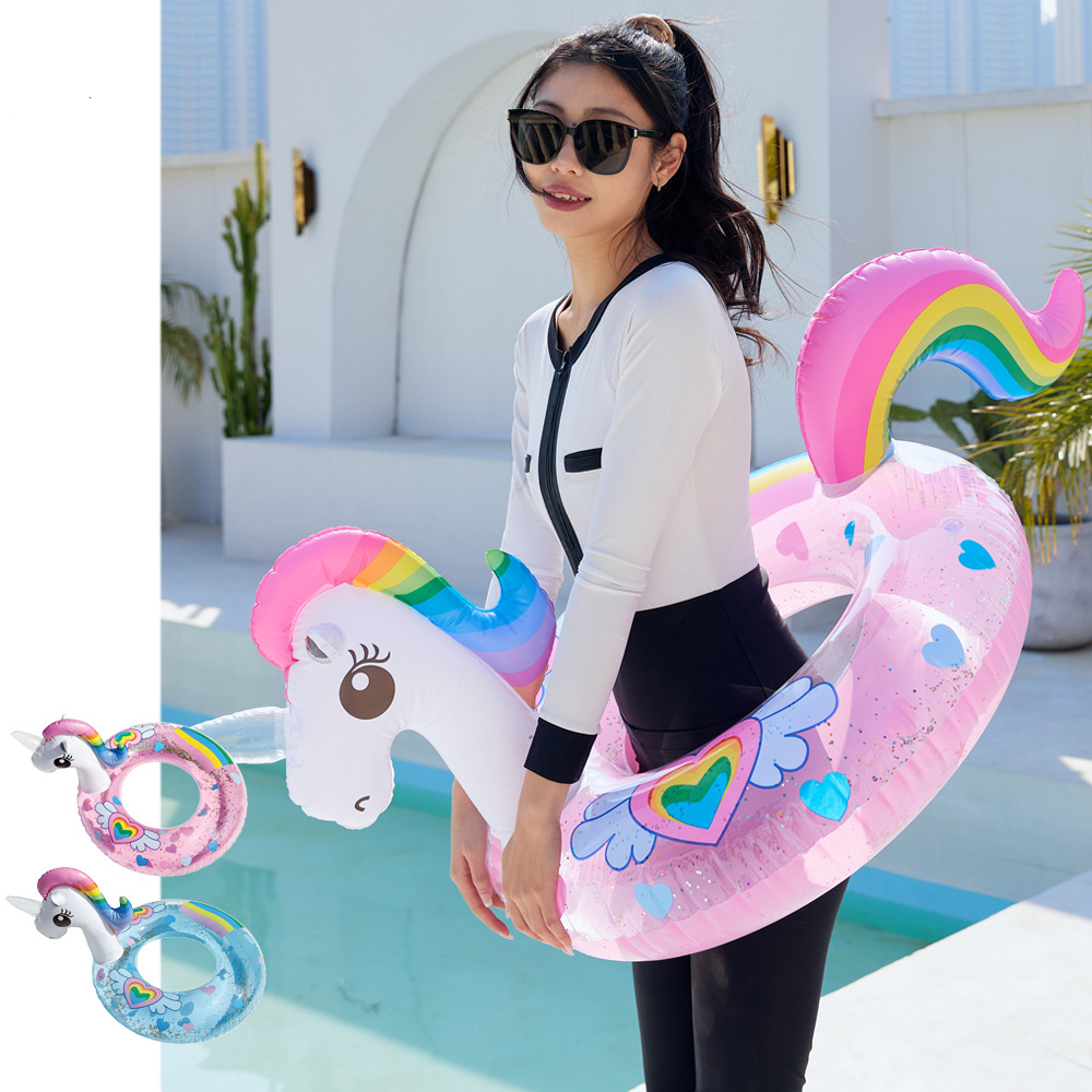 Kids Toys Play Youtube - Cartoon Unicorn Baby Swim Ring Tube