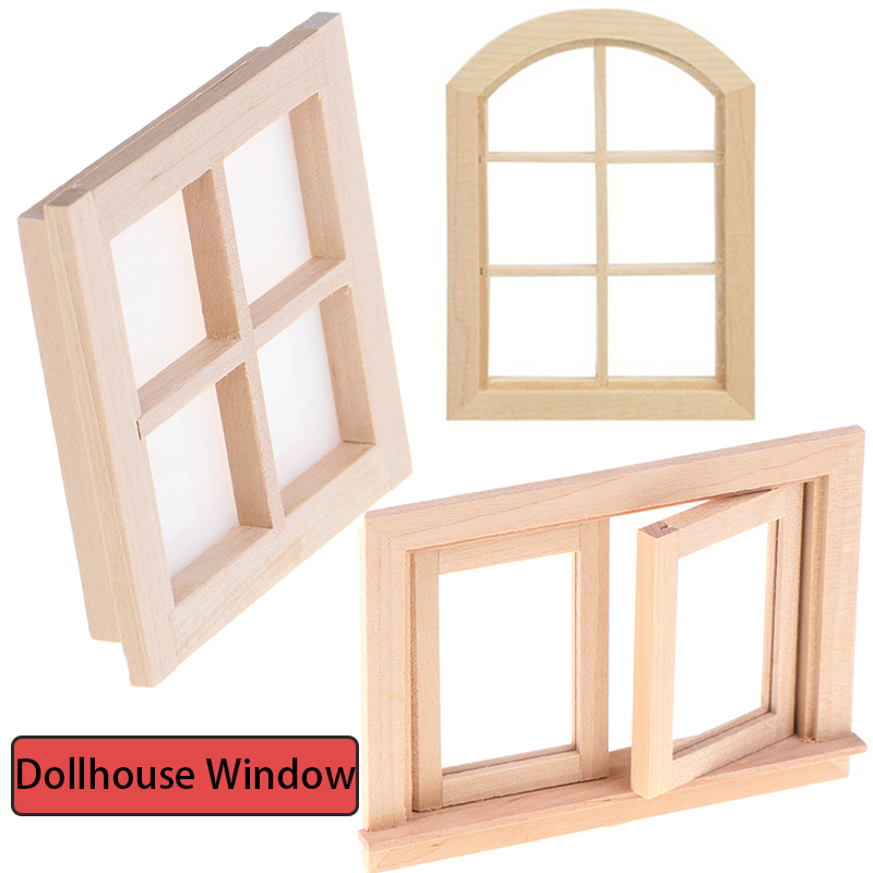 1pcs  DIY Double Window 1/12 D - Kids Toys Home ulasan dan harga