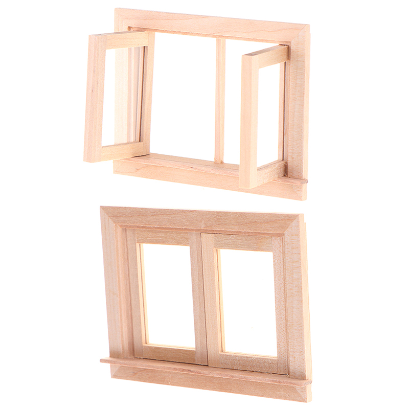 1pcs  DIY Double Window 1/12 D - Kids Toys Home ulasan dan harga