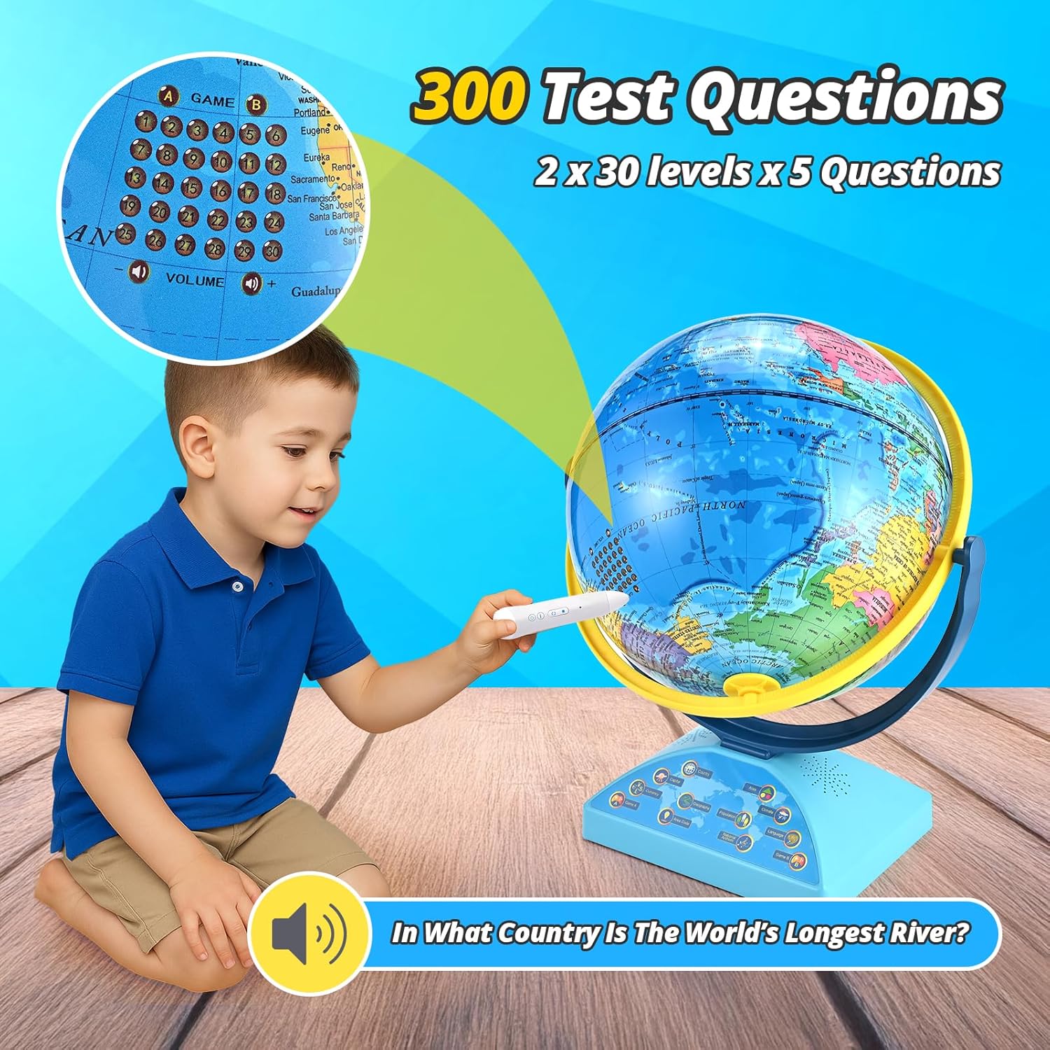 Interactive Globe for Kids Age - Kids Toys Home ulasan dan harga