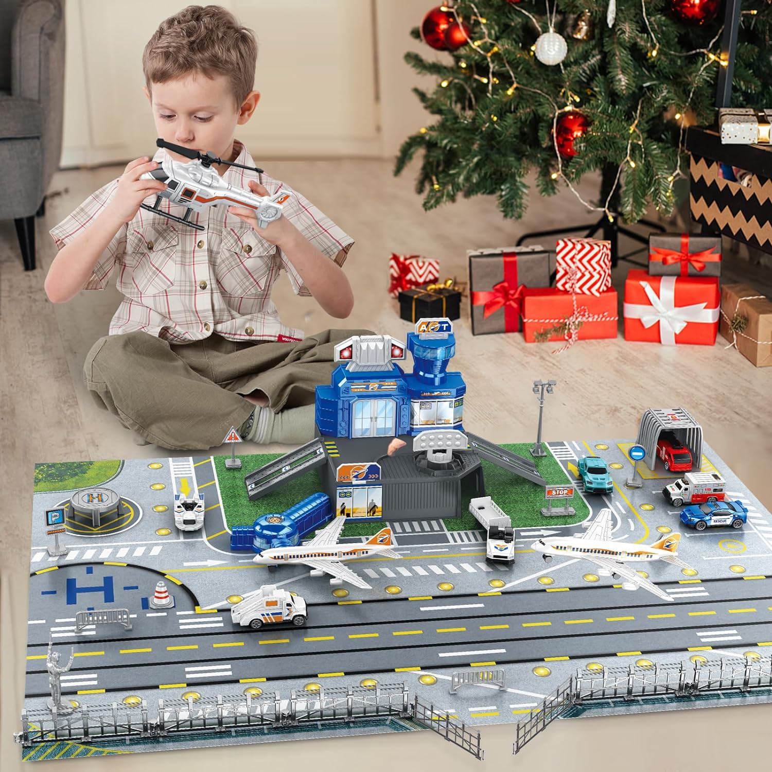 Children's Airport Scene Toy S - Sandbox Play Set ulasan dan harga
