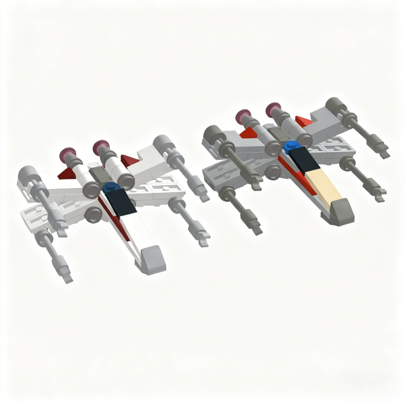 700pcs MOC Star Battle T X Win - Kids Toys Start With X ulasan dan harga