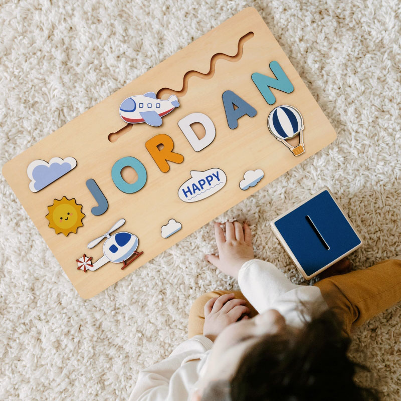 Montessori Personalised Wooden - Kids Toys Names ulasan dan harga