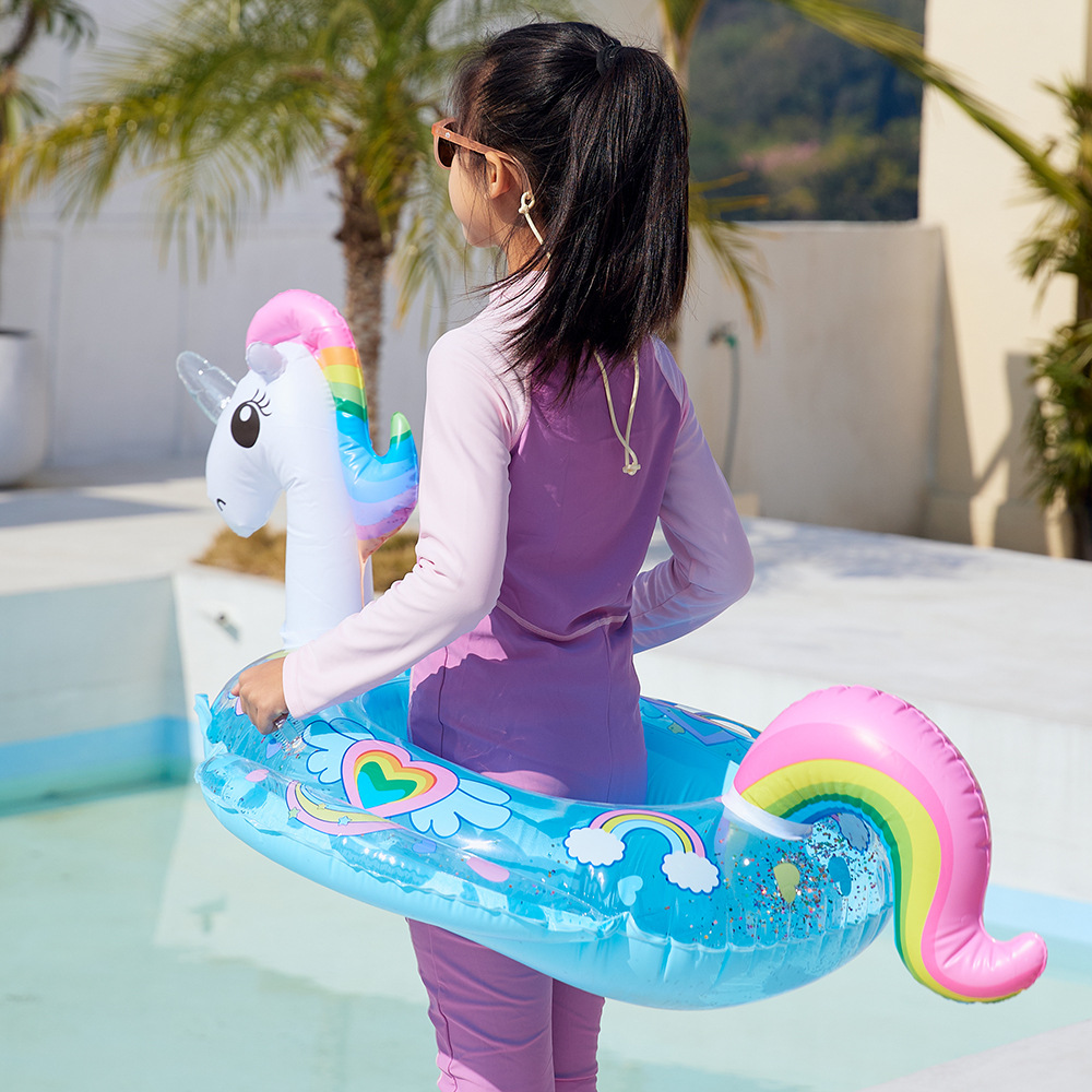 Cartoon Unicorn Baby Swim Ring - Kids Toys Play Youtube ulasan dan harga