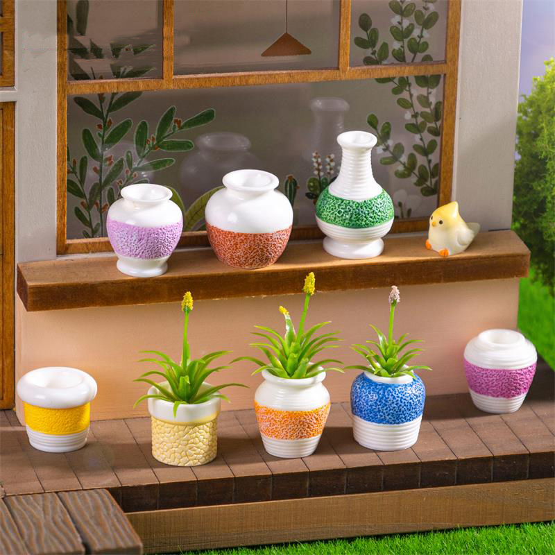 [JN] 5 PCS Cute Dollhouse Mini - Kids Toys Home ulasan dan harga