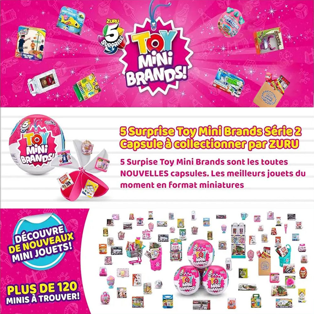 Zuru 5 Surprise Toy Mini Brand - Kids Toys Brand ulasan dan harga
