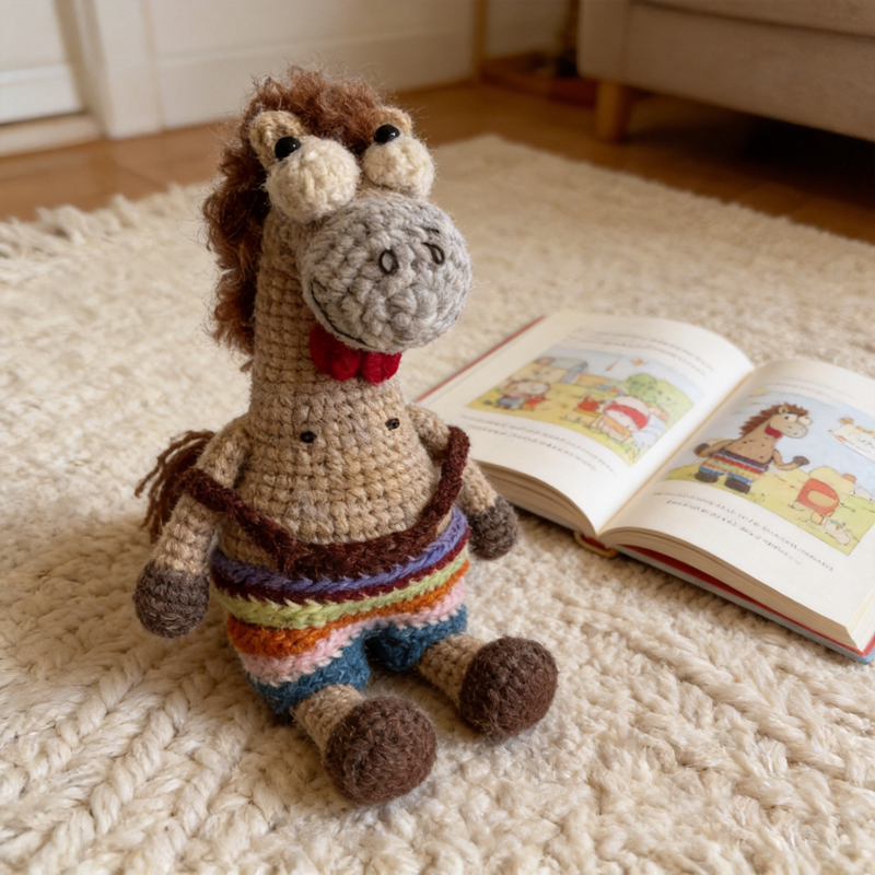 Custom Name Crochet Horse Plus - Kids Toys Names ulasan dan harga