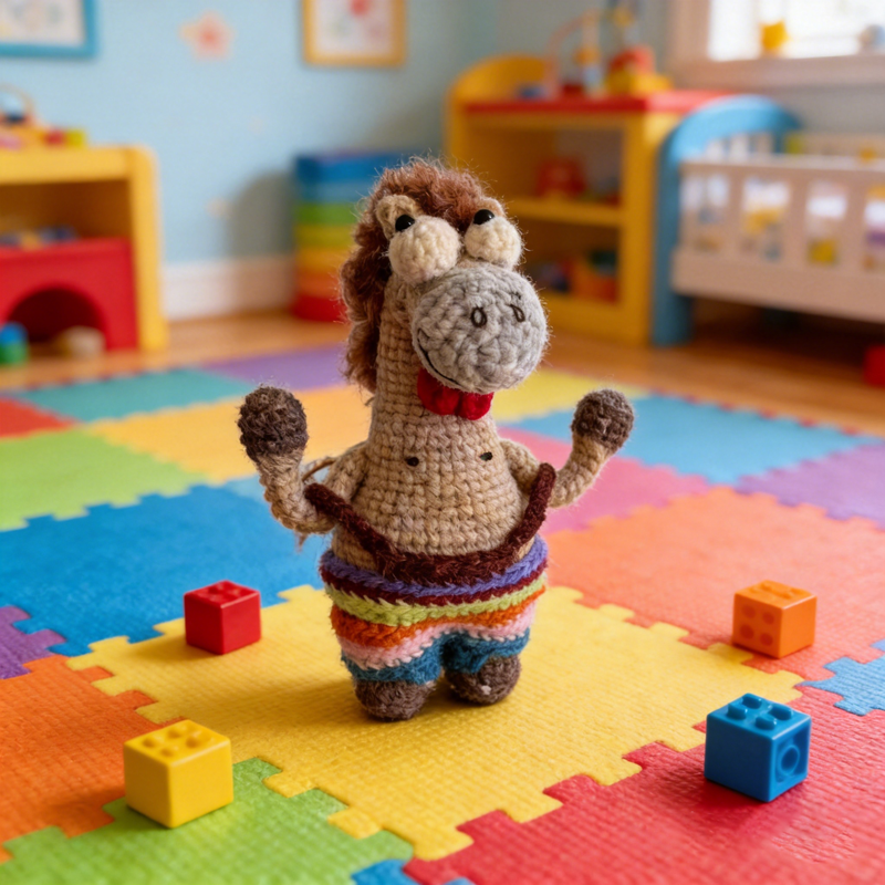 Custom Name Crochet Horse Plus - Kids Toys Names ulasan dan harga