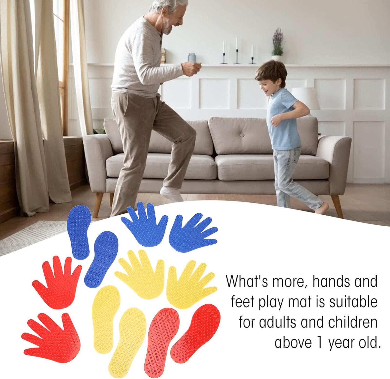 Hands and Feet Play Mat 6 Pair - Kids Toys Home ulasan dan harga