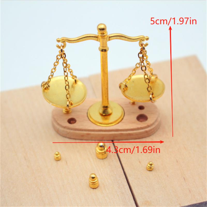 1:12 Dollhouse Vintage Balance - Kids Toys Home ulasan dan harga