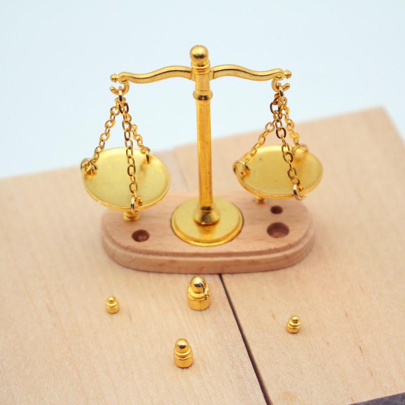 1:12 Dollhouse Vintage Balance - Kids Toys Home ulasan dan harga