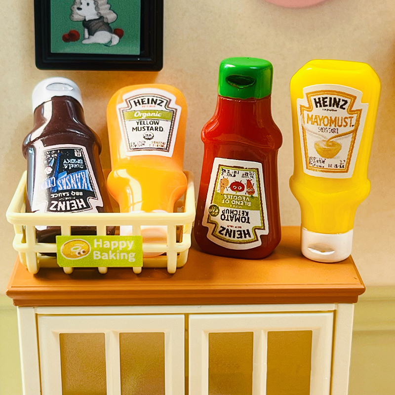 4Pcs Dollhouse Miniature Straw - Kids Toys Home ulasan dan harga