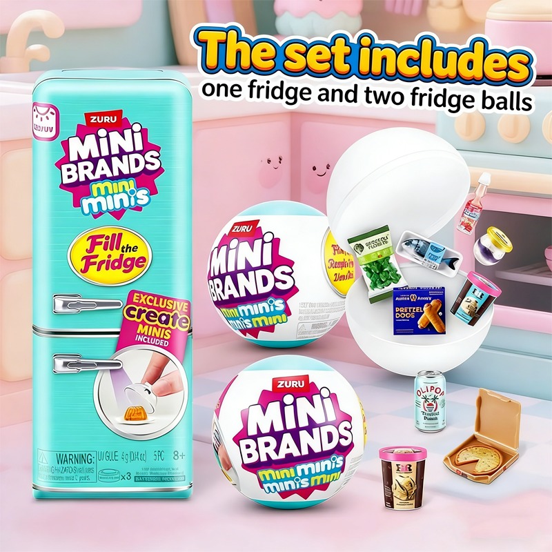 Mini Surprise Ball Fridge Toy, - Kids Toys Brand ulasan dan harga