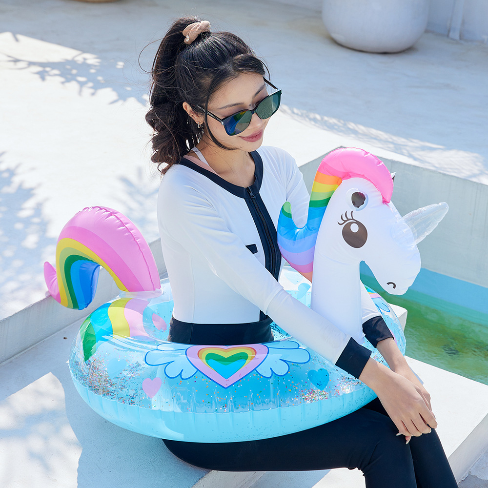 Cartoon Unicorn Baby Swim Ring - Kids Toys Play Youtube ulasan dan harga