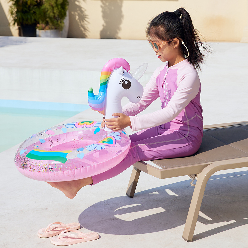 Cartoon Unicorn Baby Swim Ring - Kids Toys Play Youtube ulasan dan harga