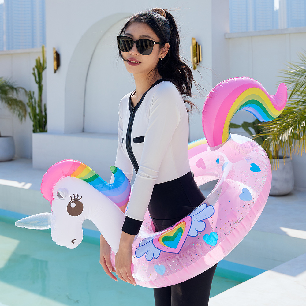 Cartoon Unicorn Baby Swim Ring - Kids Toys Play Youtube ulasan dan harga