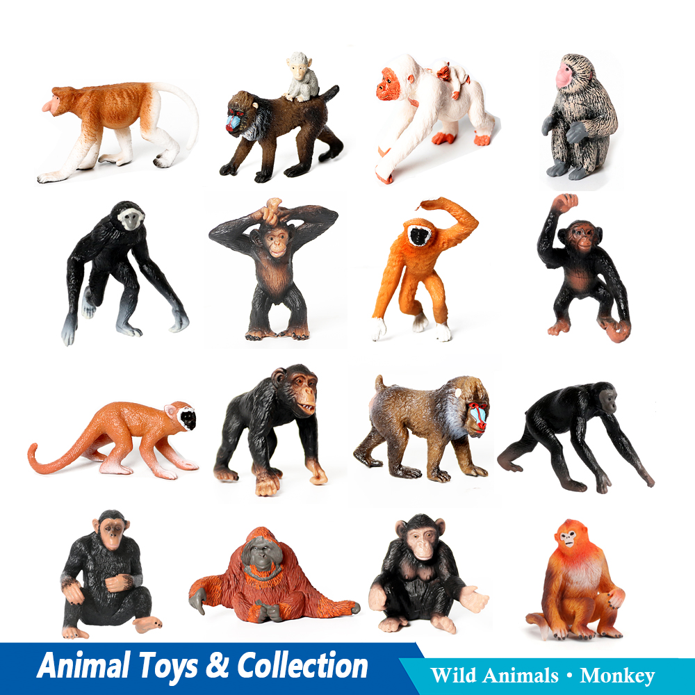 Toy Animals Figures Ape Gorill - Sandbox Play Set ulasan dan harga